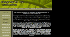 Desktop Screenshot of changeyourart.com