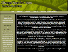 Tablet Screenshot of changeyourart.com